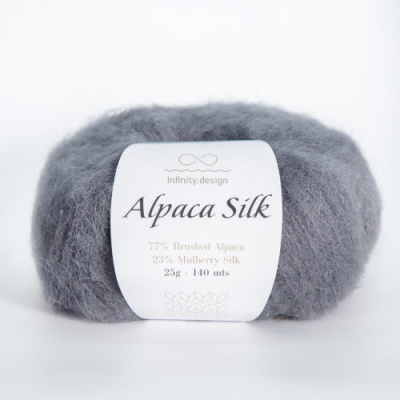 Alpaca Silk 1053 DARK GRAY
