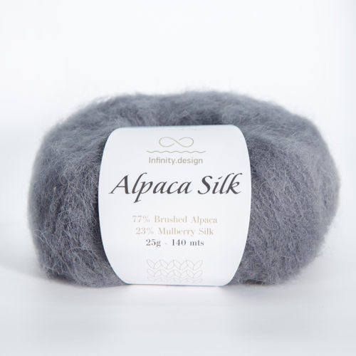 Alpaca Silk 1053 DARK GRAY