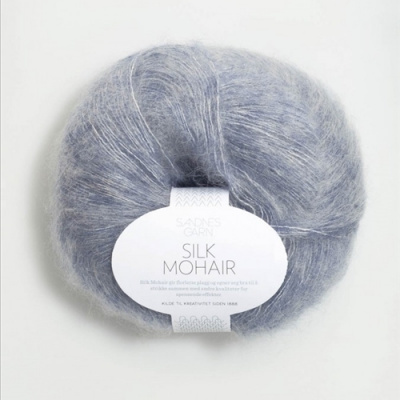 Silk Mohair BLÅMELERT 5835