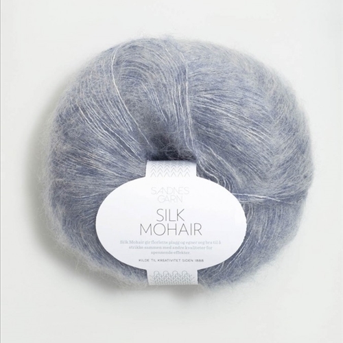 Silk Mohair BLÅMELERT 5835